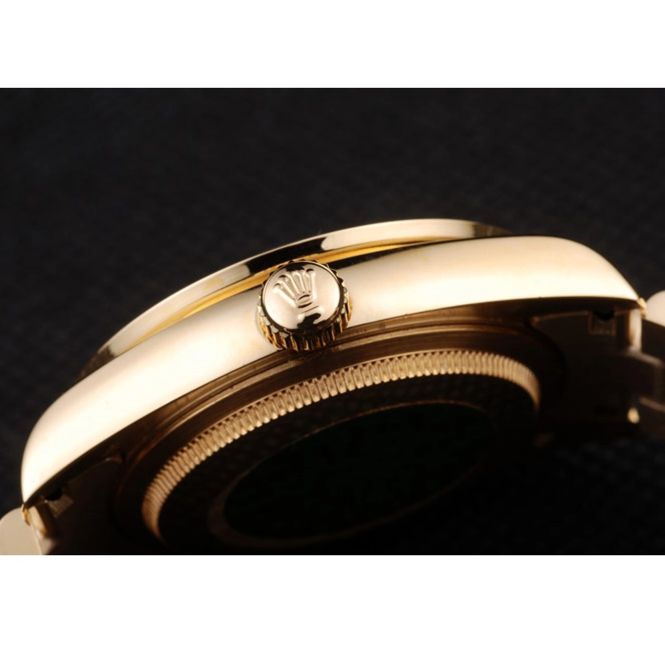 MiroTime 0818 Rolex Day-Date 18k Yellow Gold Plated Stainless Steel Gold Dial
